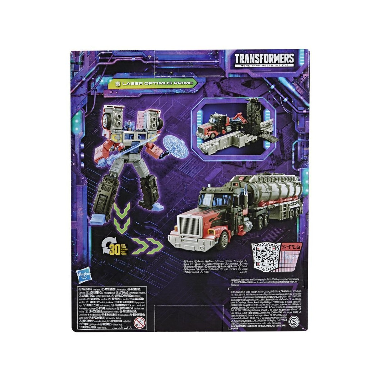 Hasbro - Transformers Legacy G2 - Laser Optimus Prime - Classe Leader