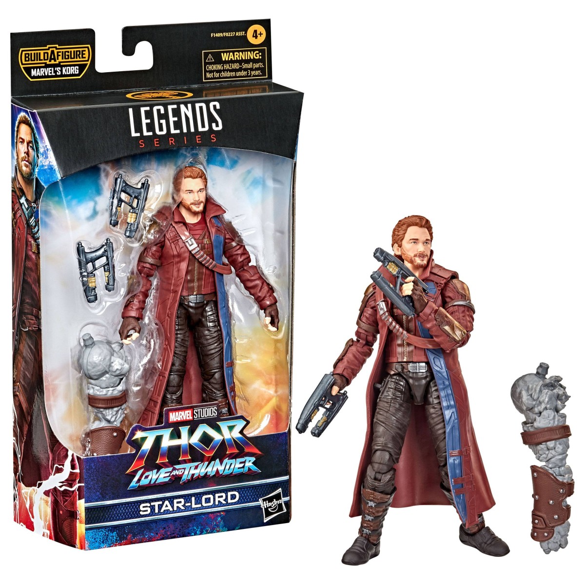 Serie Leggende Marvel - Starlord - Korg Costruisci una figura - Thor: Amore e tuono
