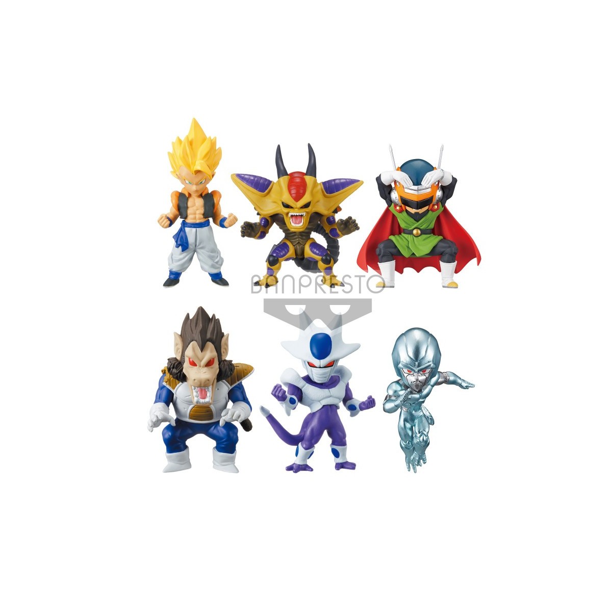 Banpresto Dragonball - WCF - TREASURE RALLY Vol.4 - Set di 6 figure