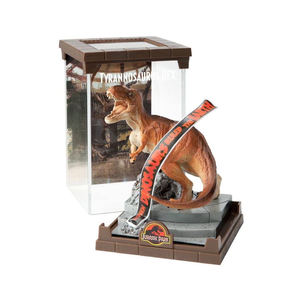 Creature della Collezione Noble - Diorama in PVC del Tyrannosaurus Rex - T-Rex - Jurassic Park