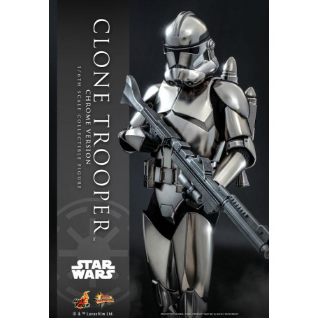 Hot toys Star Wars - Clone Trooper Versione Cromo 1/6 2022 Esclusiva Convention