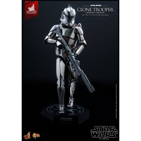 Hot toys Star Wars - Clone Trooper Versione Cromo 1/6 2022 Esclusiva Convention