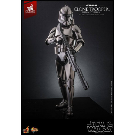 Hot toys Star Wars - Clone Trooper Versione Cromo 1/6 2022 Esclusiva Convention