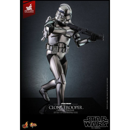Hot toys Star Wars - Clone Trooper Versione Cromo 1/6 2022 Esclusiva Convention