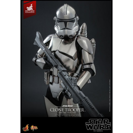 Hot toys Star Wars - Clone Trooper Versione Cromo 1/6 2022 Esclusiva Convention