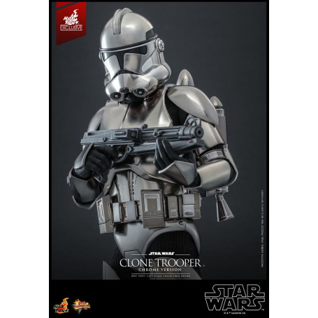 Hot toys Star Wars - Clone Trooper Versione Cromo 1/6 2022 Esclusiva Convention