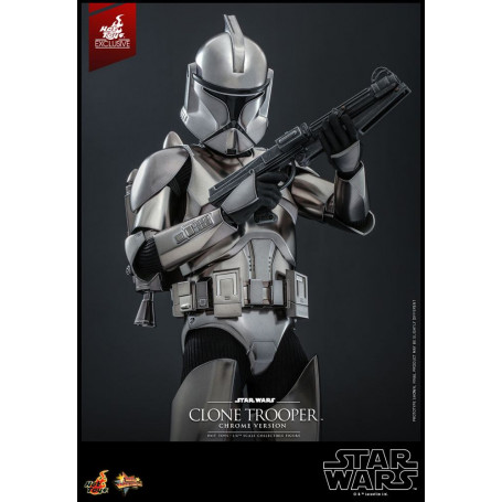 Hot toys Star Wars - Clone Trooper Versione Cromo 1/6 2022 Esclusiva Convention