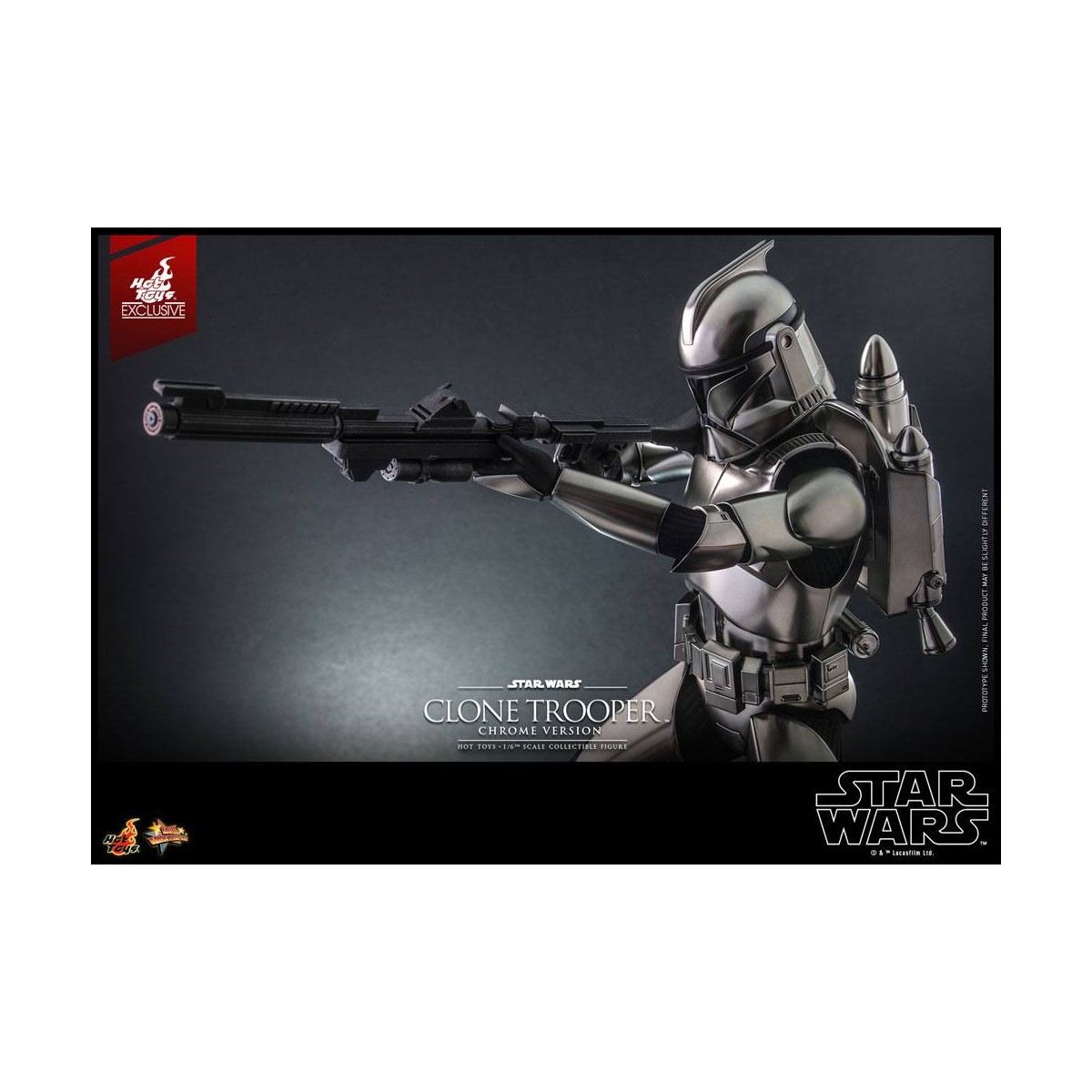 Hot toys Star Wars - Clone Trooper Versione Cromo 1/6 2022 Esclusiva Convention