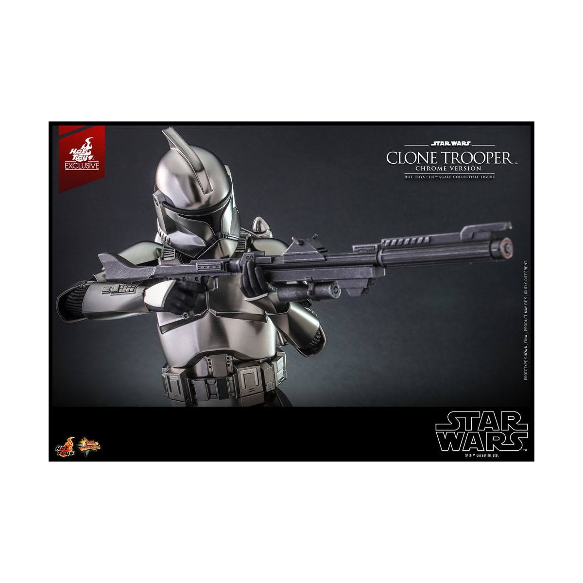 Hot toys Star Wars - Clone Trooper Versione Cromo 1/6 2022 Esclusiva Convention