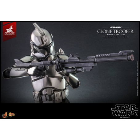 Hot toys Star Wars - Clone Trooper Versione Cromo 1/6 2022 Esclusiva Convention