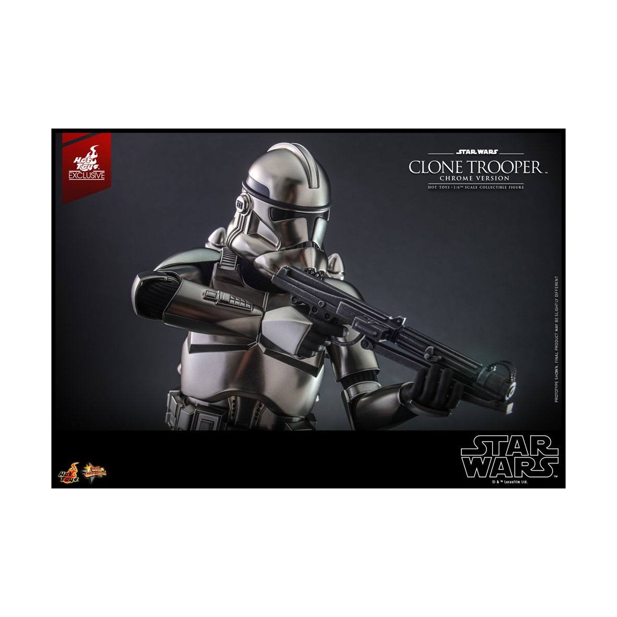 Hot toys Star Wars - Clone Trooper Versione Cromo 1/6 2022 Esclusiva Convention