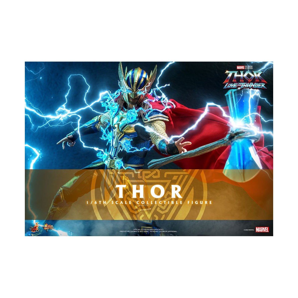 Hot Toys - THOR Versione Deluxe - Thor: Amore e Tuono Figura Masterpiece 1/6 