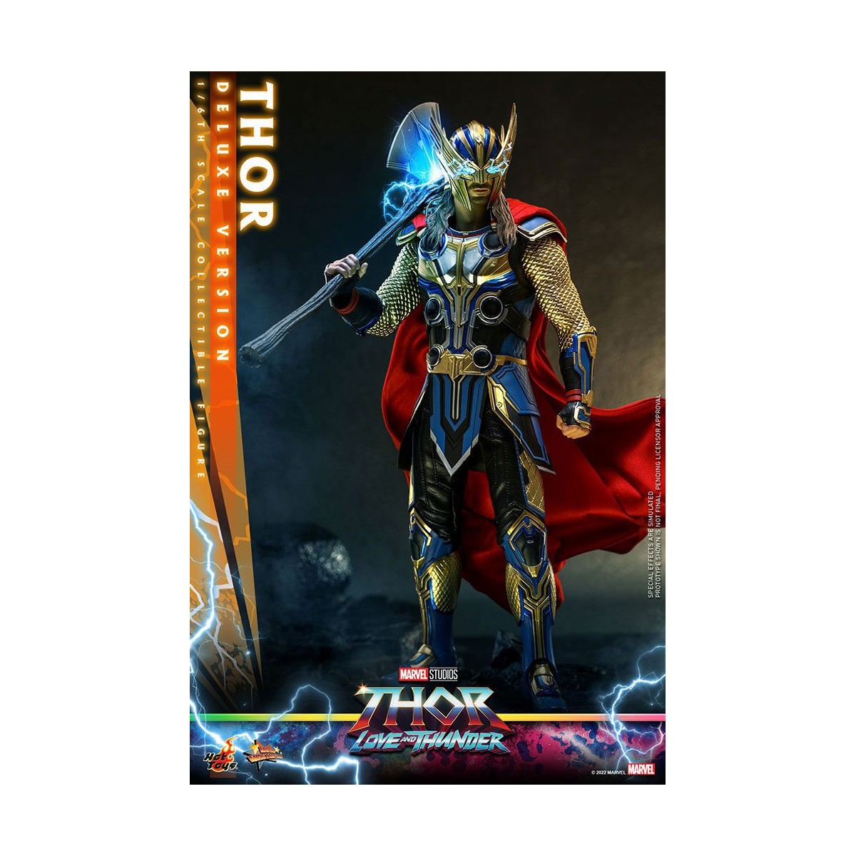 Hot Toys - THOR Versione Deluxe - Thor: Amore e Tuono Figura Masterpiece 1/6 