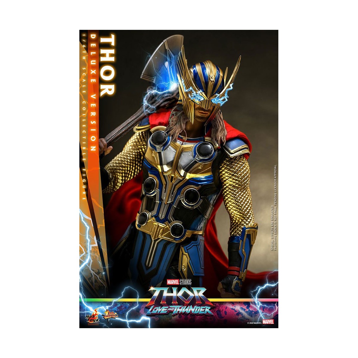 Hot Toys - THOR Versione Deluxe - Thor: Amore e Tuono Figura Masterpiece 1/6 
