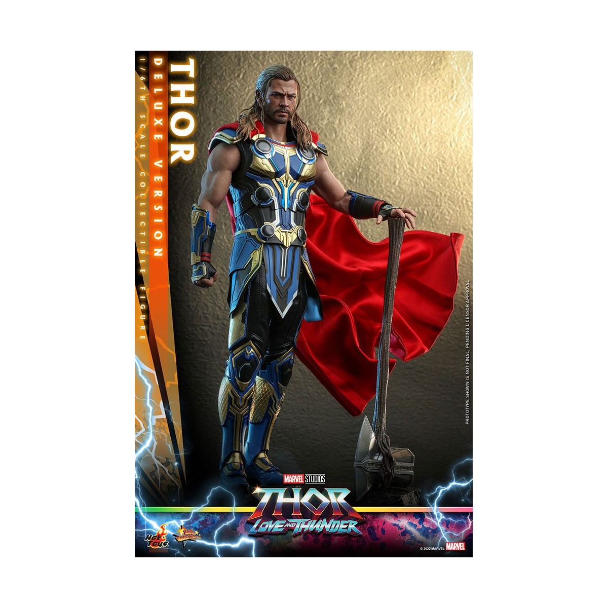 Hot Toys - THOR Versione Deluxe - Thor: Amore e Tuono Figura Masterpiece 1/6 