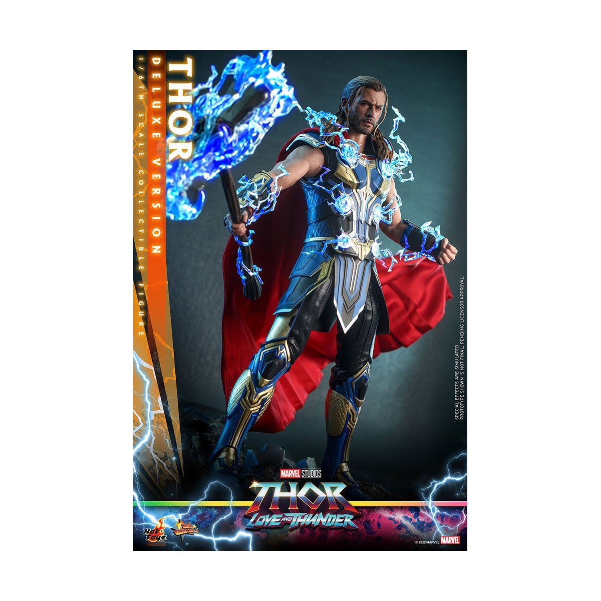 Hot Toys - THOR Versione Deluxe - Thor: Amore e Tuono Figura Masterpiece 1/6 