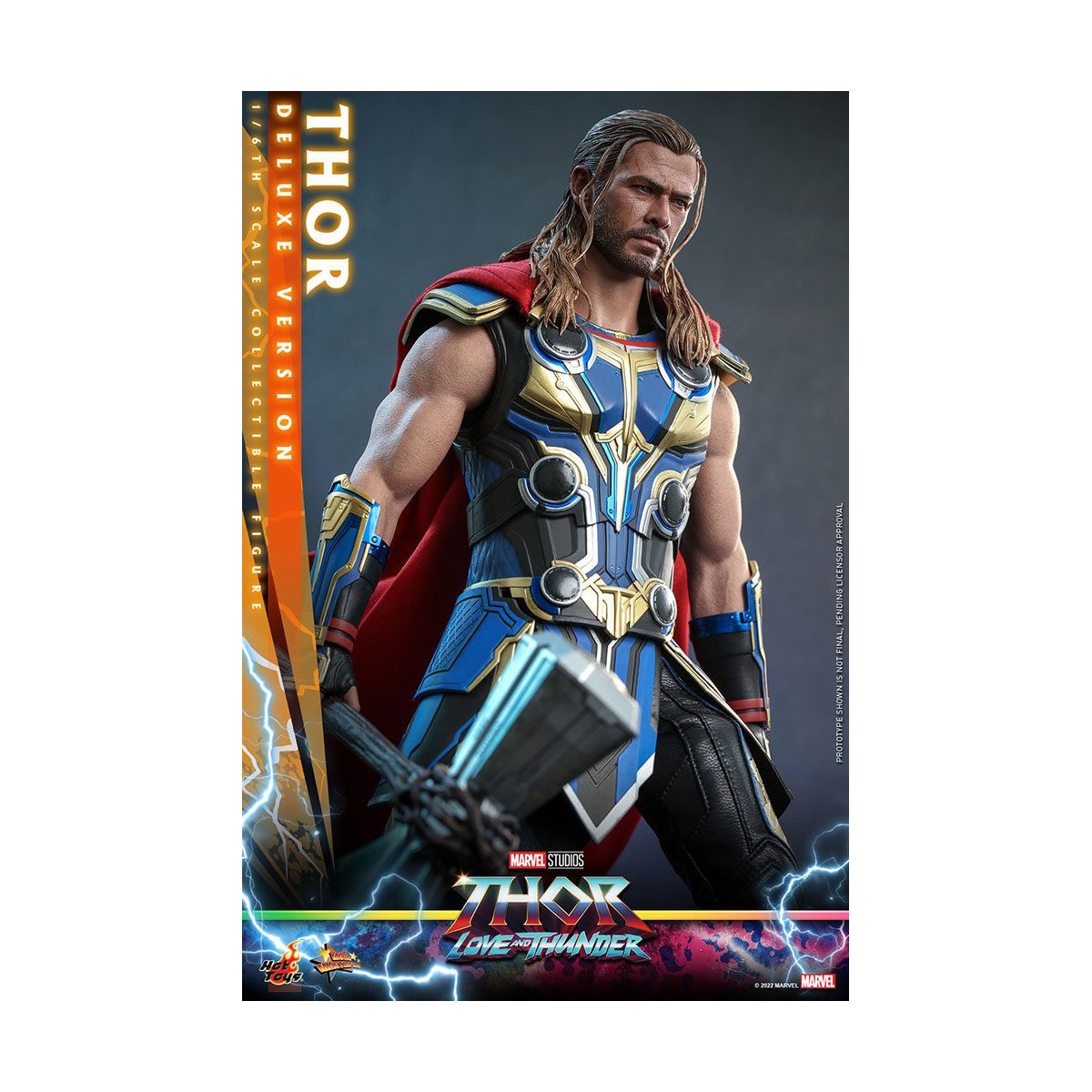 Hot Toys - THOR Versione Deluxe - Thor: Amore e Tuono Figura Masterpiece 1/6 
