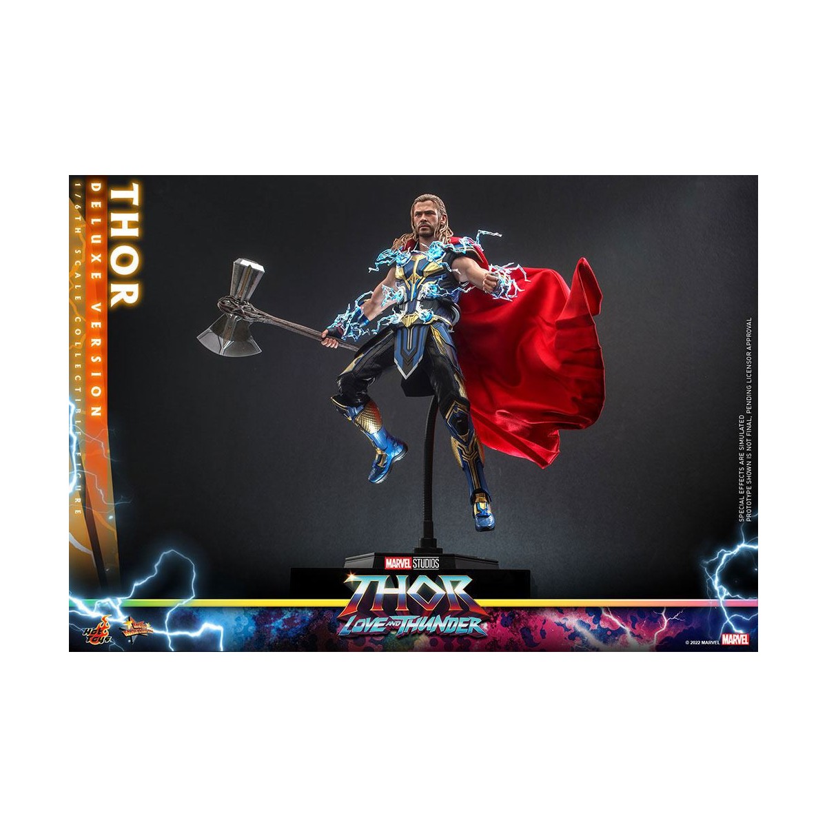 Hot Toys - THOR Versione Deluxe - Thor: Amore e Tuono Figura Masterpiece 1/6 