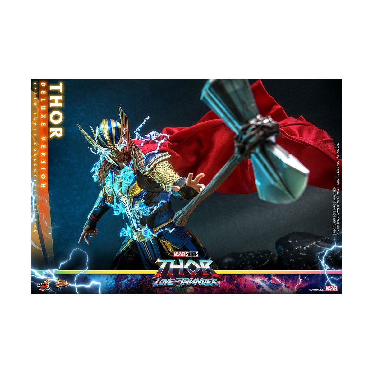 Hot Toys - THOR Versione Deluxe - Thor: Amore e Tuono Figura Masterpiece 1/6 