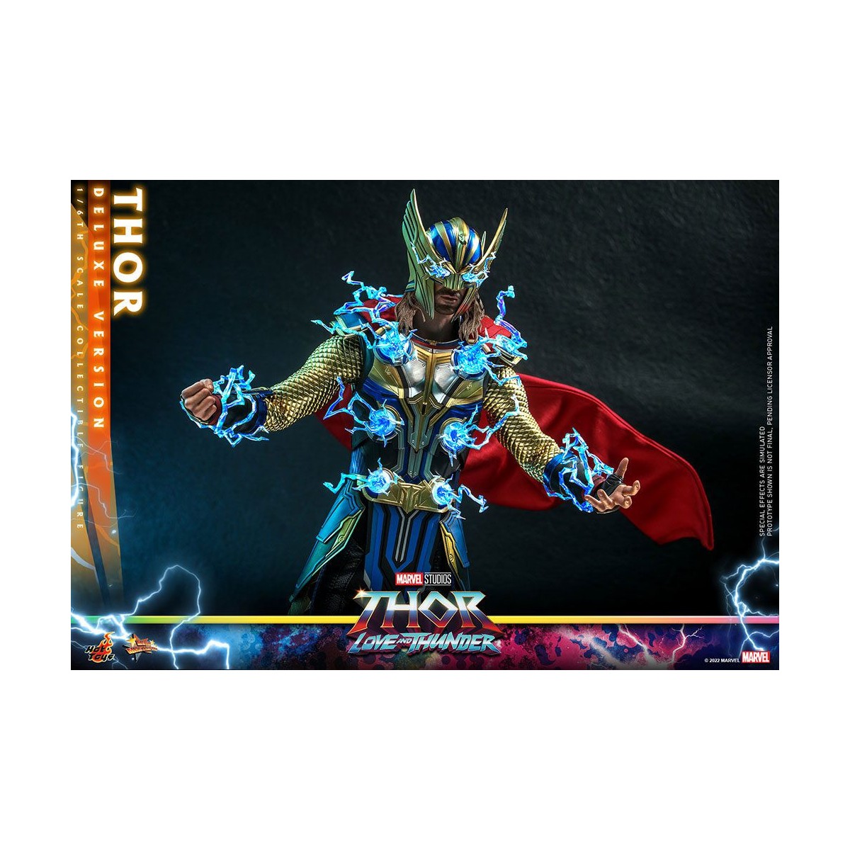 Hot Toys - THOR Versione Deluxe - Thor: Amore e Tuono Figura Masterpiece 1/6 