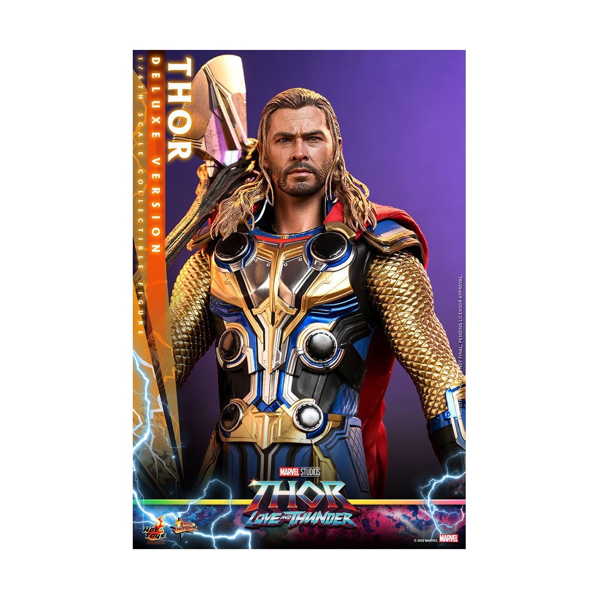 Hot Toys - THOR Versione Deluxe - Thor: Amore e Tuono Figura Masterpiece 1/6 