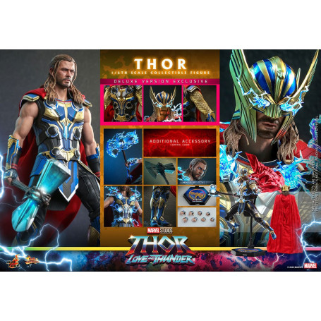 Hot Toys - THOR Versione Deluxe - Thor: Amore e Tuono Figura Masterpiece 1/6 