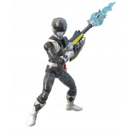 Hasbro - Collezione Fulmini - Ranger Nero Metallico - Mighty Morphin Power Rangers
