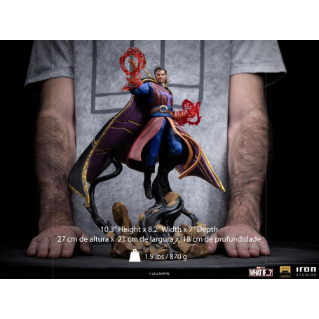 Iron Studios Marvel - E se...? Statuetta Strange Supreme 1/10 in scala d'arte