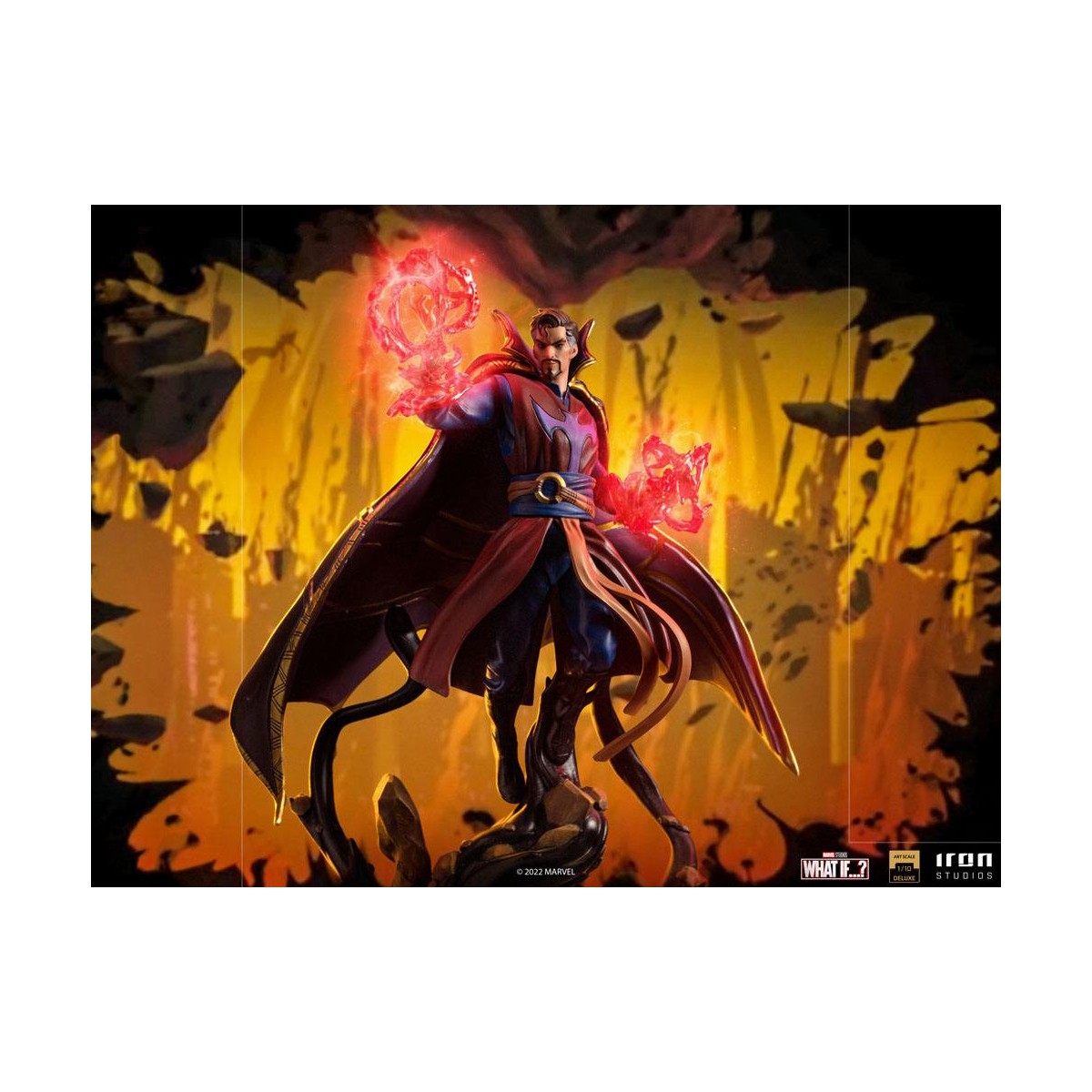 Iron Studios Marvel - E se...? Statuetta Strange Supreme 1/10 in scala d'arte