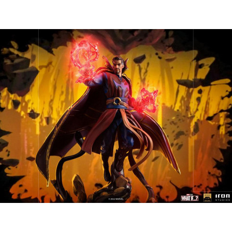 Iron Studios Marvel - E se...? Statuetta Strange Supreme 1/10 in scala d'arte