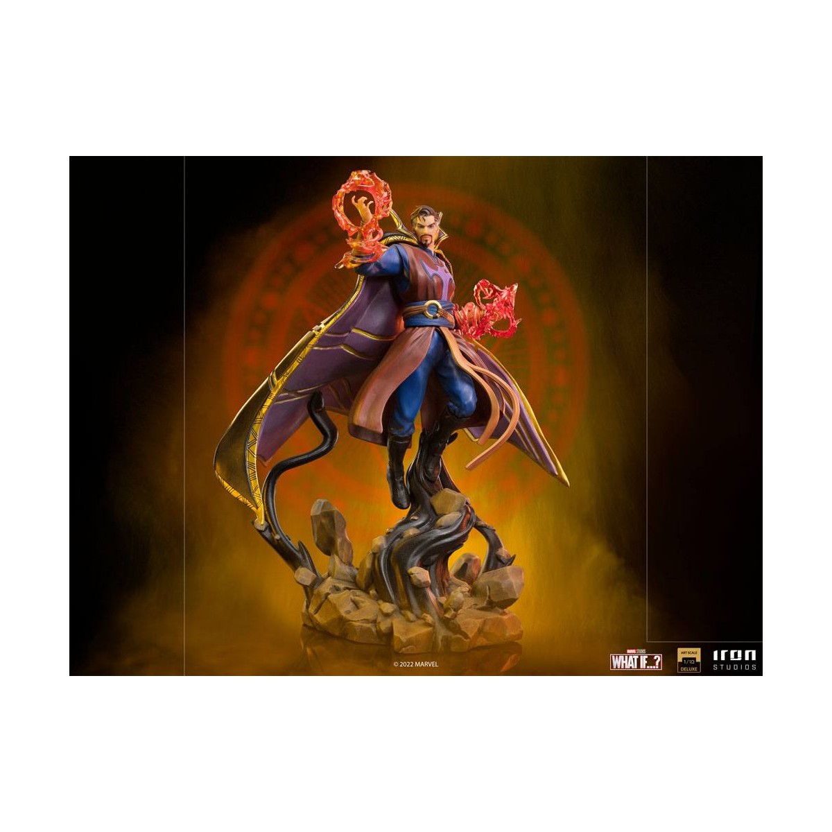 Iron Studios Marvel - E se...? Statuetta Strange Supreme 1/10 in scala d'arte