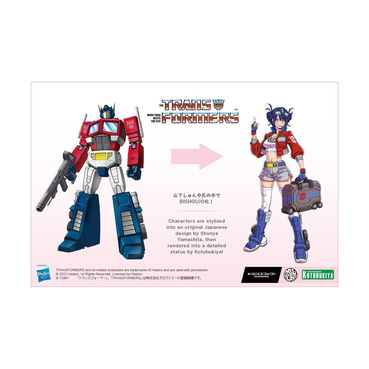 Kotobukiya Optimus Prime Deluxe Edition Transformers Bishoujo PVC statuetta 1/7