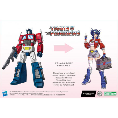 Kotobukiya Optimus Prime Deluxe Edition Transformers Bishoujo PVC statuetta 1/7