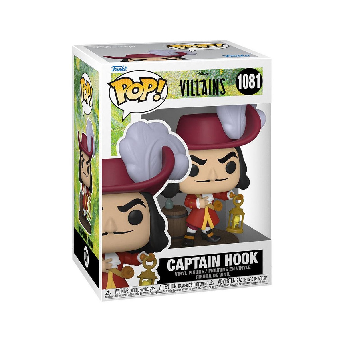 Funko POP! Villain 1081 - CAPITANO Disney - CAPITANO CROCE - Peter Pan