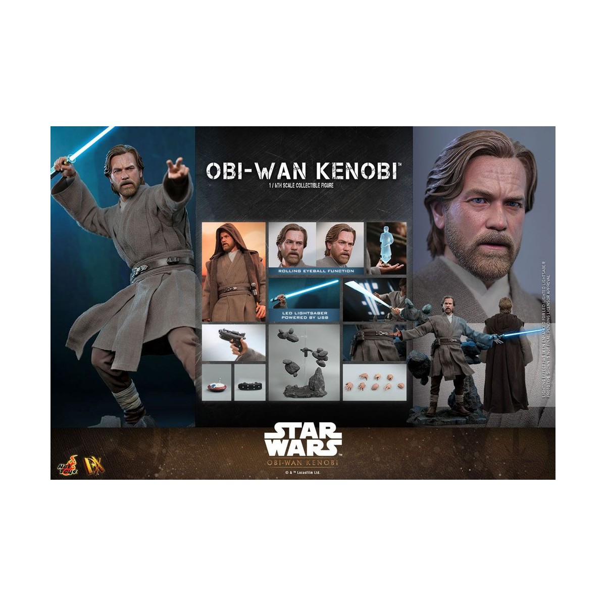 Hot toys Star Wars - Obi-Wan Kenobi Serie TV 1/6 