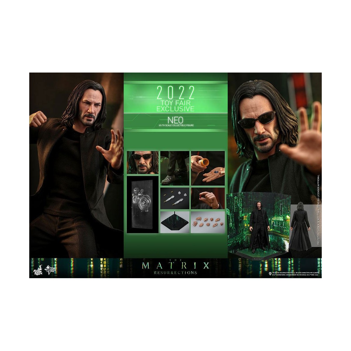 Hot Toys - Matrix Resurrections 1/6 Neo Esclusiva Toy Fair 2022
