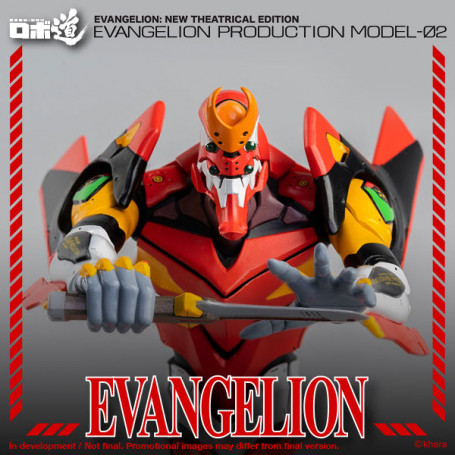 Tre Zero - Evangelion Production Model-02 (EVA-02) - Figura di Robo-Dou di Evangelion: New Theatrical Edition
