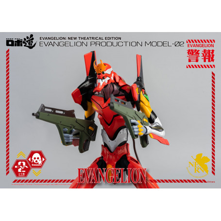 Tre Zero - Evangelion Production Model-02 (EVA-02) - Figura di Robo-Dou di Evangelion: New Theatrical Edition