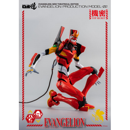 Tre Zero - Evangelion Production Model-02 (EVA-02) - Figura di Robo-Dou di Evangelion: New Theatrical Edition