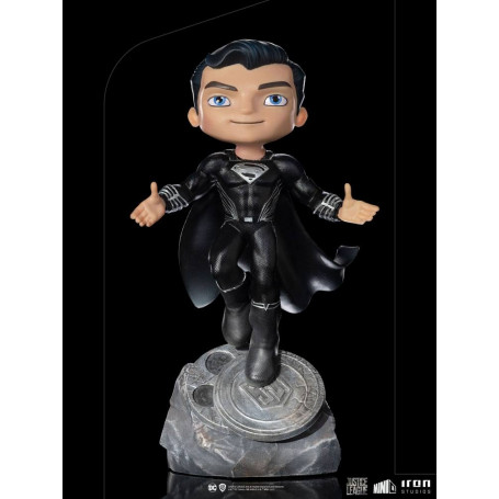 Iron Studios - Justice League Deluxe Superman Nero - Mini Co.