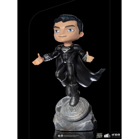 Iron Studios - Justice League Deluxe Superman Nero - Mini Co.