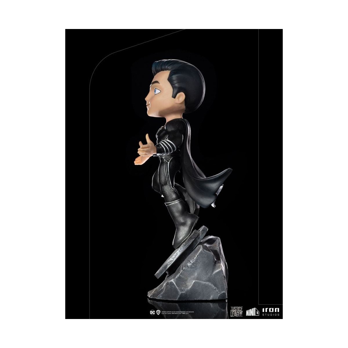 Iron Studios - Justice League Deluxe Superman Nero - Mini Co.
