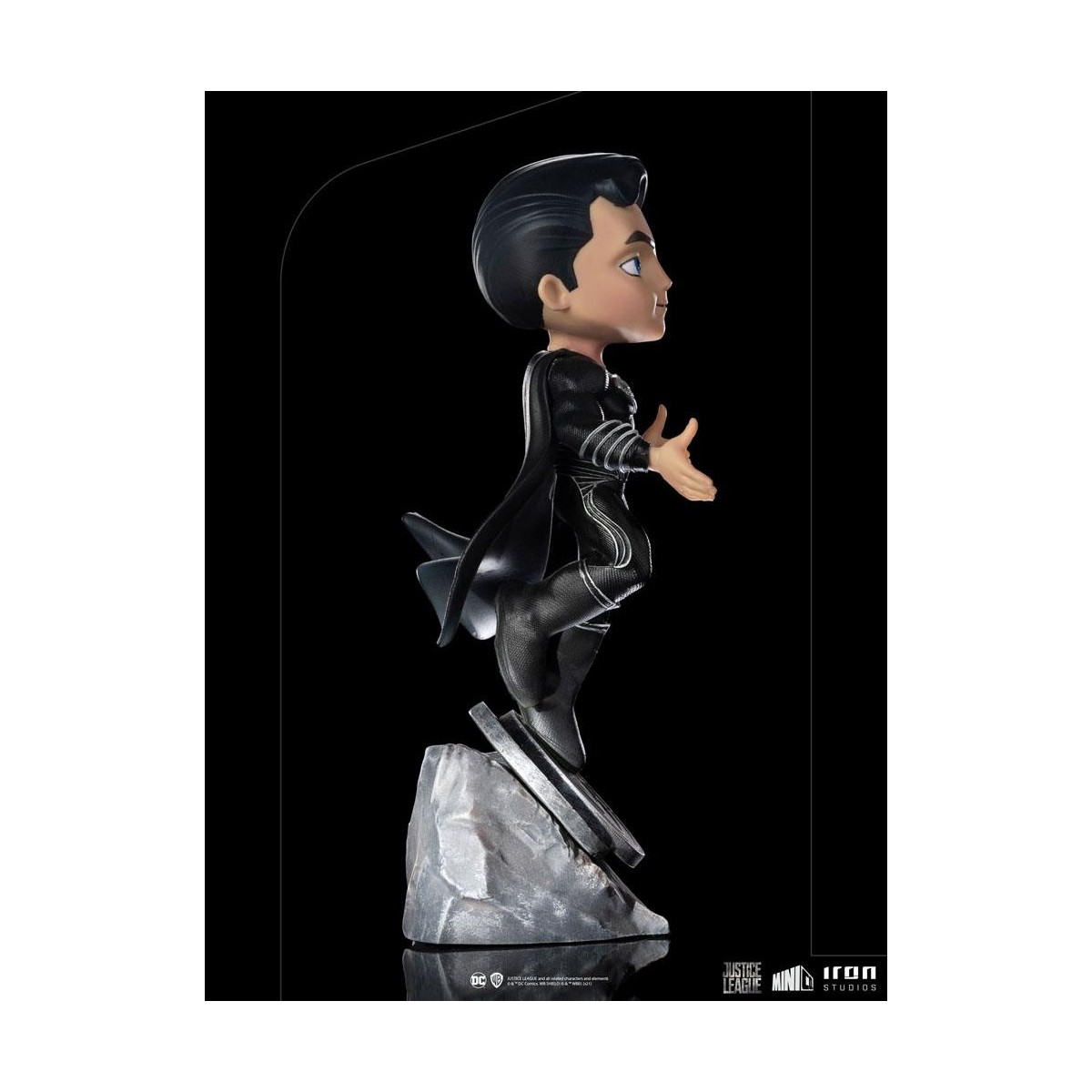 Iron Studios - Justice League Deluxe Superman Nero - Mini Co.
