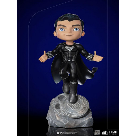 Iron Studios - Justice League Deluxe Superman Nero - Mini Co.