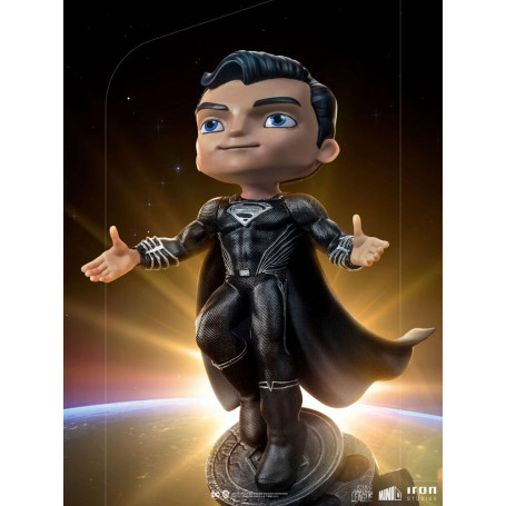 Iron Studios - Justice League Deluxe Superman Nero - Mini Co.
