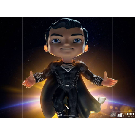 Iron Studios - Justice League Deluxe Superman Nero - Mini Co.