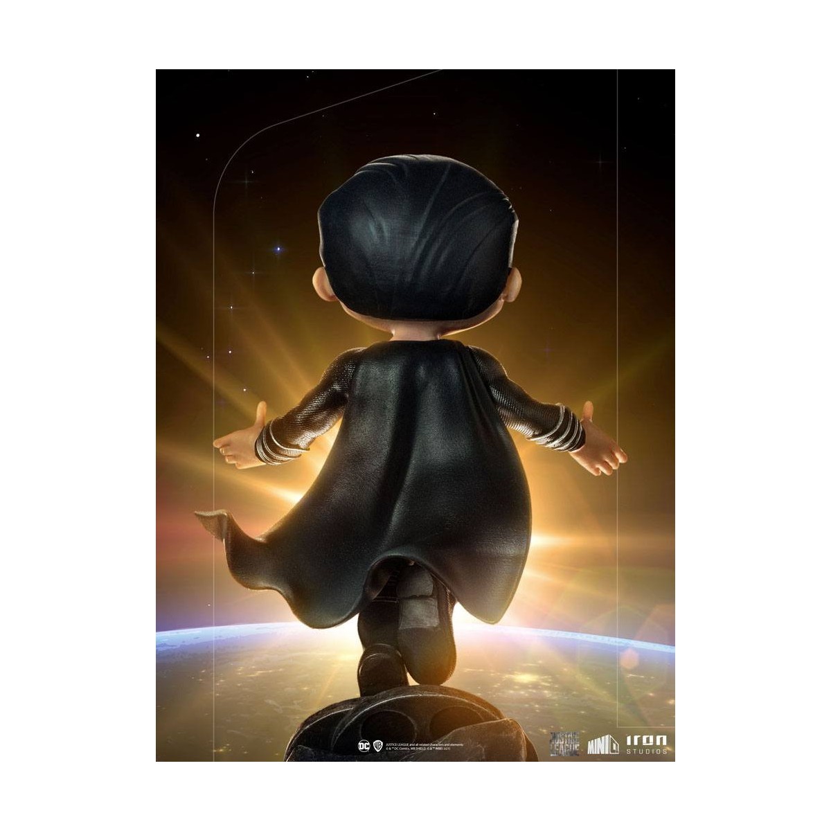 Iron Studios - Justice League Deluxe Superman Nero - Mini Co.