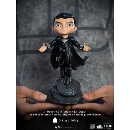 Iron Studios - Justice League Deluxe Superman Nero - Mini Co.
