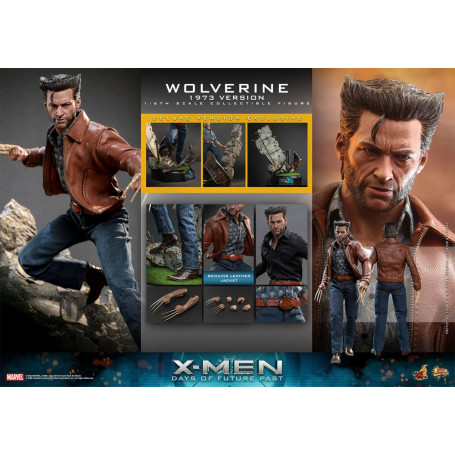 Hot Toys - Wolverine (Versione 1973) Versione Deluxe - X-Men Days of Future Past Film Masterpiece 1/6