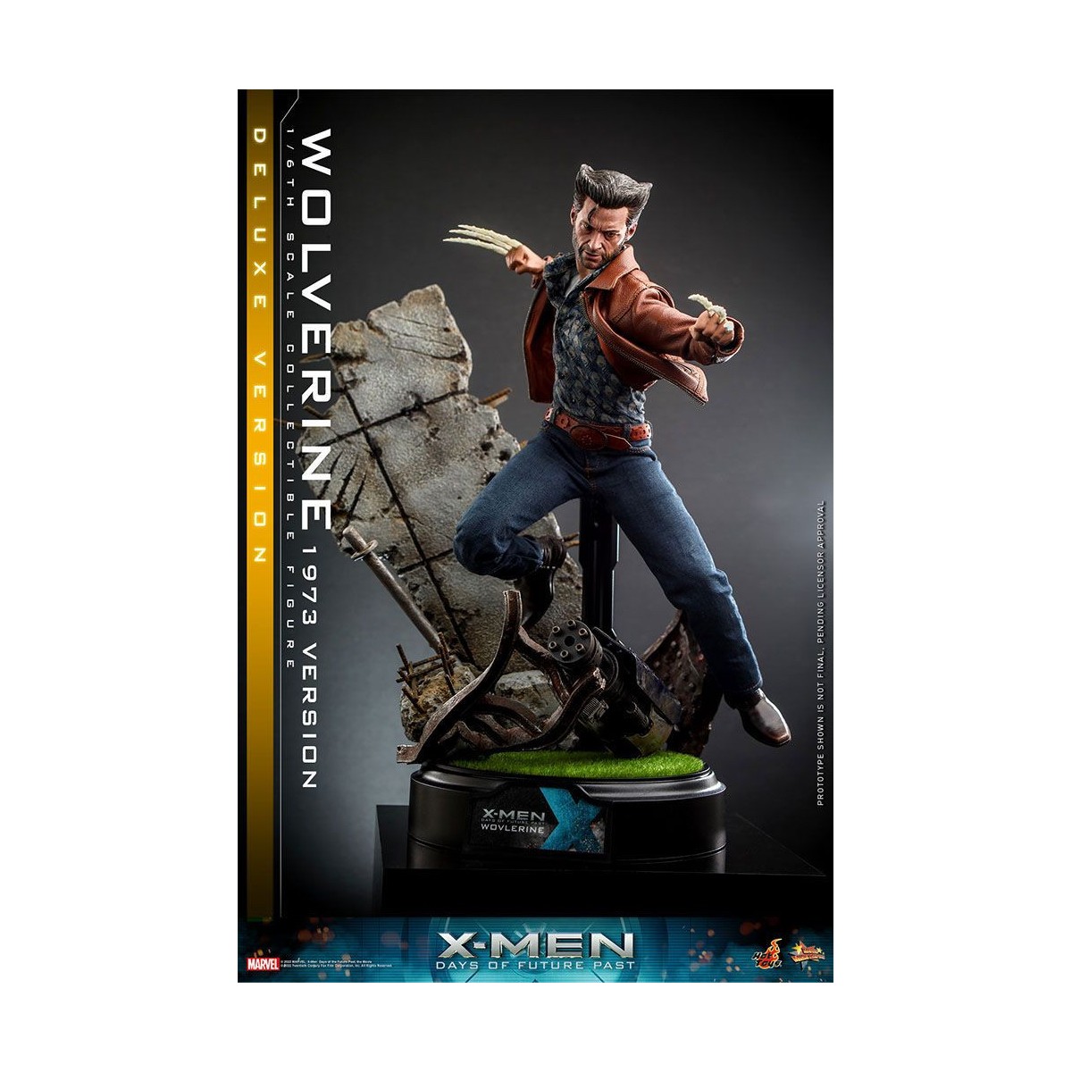 Hot Toys - Wolverine (Versione 1973) Versione Deluxe - X-Men Days of Future Past Film Masterpiece 1/6